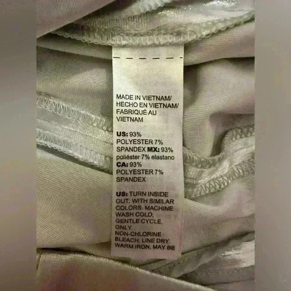 White House Black Market Silver Velvet Long Line Blazer Size Small NWT - Picture 12 of 13